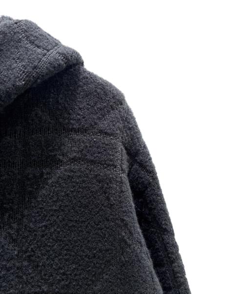 Dior（ディオール）Dior (ディオール) カナージュニットパーカー/ヘビーウェイトパーカー/ニットパーカー/プルオーバーパーカー ブラック サイズ:XLの古着・服飾アイテム