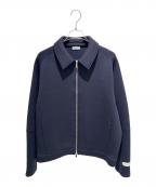 Diorディオール）の古着「パリスラベル付ボンディングジップアップジャケット」｜ネイビー