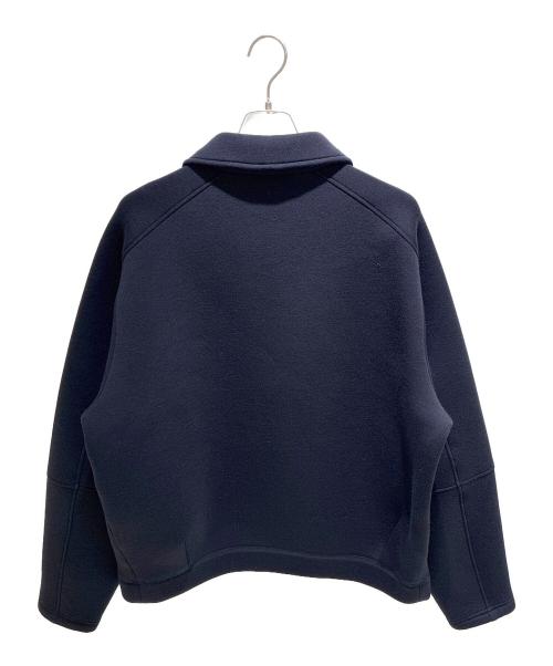 Dior（ディオール）Dior (ディオール) パリスラベル付ボンディングジップアップジャケット ネイビー サイズ:XLの古着・服飾アイテム