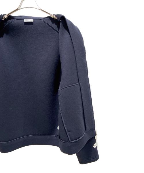 Dior（ディオール）Dior (ディオール) パリスラベル付ボンディングジップアップジャケット ネイビー サイズ:XLの古着・服飾アイテム