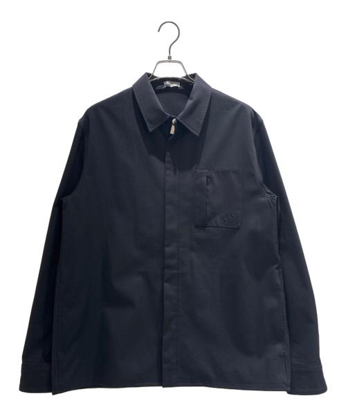 Dior（ディオール）Dior (ディオール) CD Icon Embroidery Shirt / Zip Shirt ブラック サイズ:50の古着・服飾アイテム