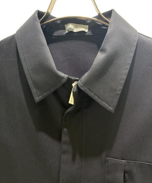 Dior（ディオール）Dior (ディオール) CD Icon Embroidery Shirt / Zip Shirt ブラック サイズ:50の古着・服飾アイテム