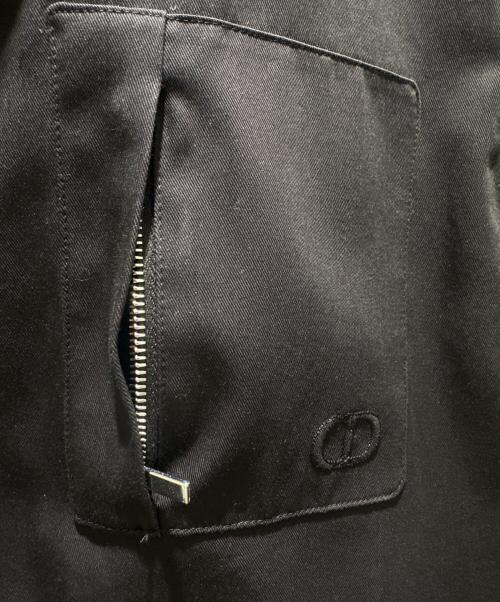 Dior（ディオール）Dior (ディオール) CD Icon Embroidery Shirt / Zip Shirt ブラック サイズ:50の古着・服飾アイテム