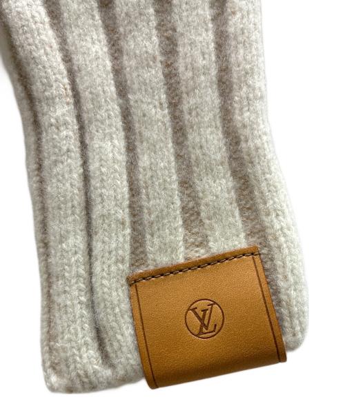 LOUIS VUITTON（ルイ ヴィトン）LOUIS VUITTON (ルイ ヴィトン) Low-Gauge Ribbed Turtleneck Knit Sweater/ローゲージリブタートルネックニット/RM242WB QIM FRKL57 アイボリー サイズ:XSの古着・服飾アイテム