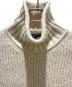 中古・古着 LOUIS VUITTON (ルイ ヴィトン) Low-Gauge Ribbed Turtleneck Knit Sweater/ローゲージリブタートルネックニット/RM242WB QIM FRKL57 アイボリー サイズ:XS：50000円