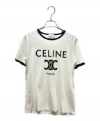 CELINEセリーヌ）の古着「CELINE PARIS Tシャツ / コットンジャージー/2X872671Q,01NB」｜ホワイト