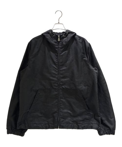 LOUIS VUITTON（ルイ ヴィトン）LOUIS VUITTON (ルイ ヴィトン) Monogram Nylon Hooded Jacket/モノグラムナイロンフーデットジャケット/RM251MM RBM HSB13W ブラック サイズ:54の古着・服飾アイテム