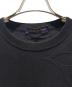 中古・古着 LOUIS VUITTON (ルイ ヴィトン) モノグラムコットン半袖ニットTシャツ ブラック サイズ:L：130000円