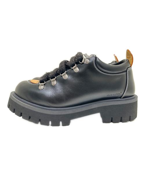 LOUIS VUITTON（ルイ ヴィトン）LOUIS VUITTON (ルイ ヴィトン) LV Remix Derby Shoes/LVリミックスダービーシューズ/1AIJ63 ブラック サイズ:6 1/2の古着・服飾アイテム