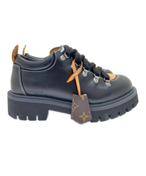 LOUIS VUITTON（ルイ ヴィトン）LOUIS VUITTON (ルイ ヴィトン) LV Remix Derby Shoes/LVリミックスダービーシューズ/1AIJ63 ブラック サイズ:6 1/2の古着・服飾アイテム