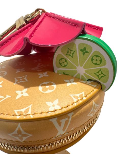 LOUIS VUITTON（ルイ ヴィトン）LOUIS VUITTON (ルイ ヴィトン) バッグチャーム・LVサンセットポーチ オレンジの古着・服飾アイテム