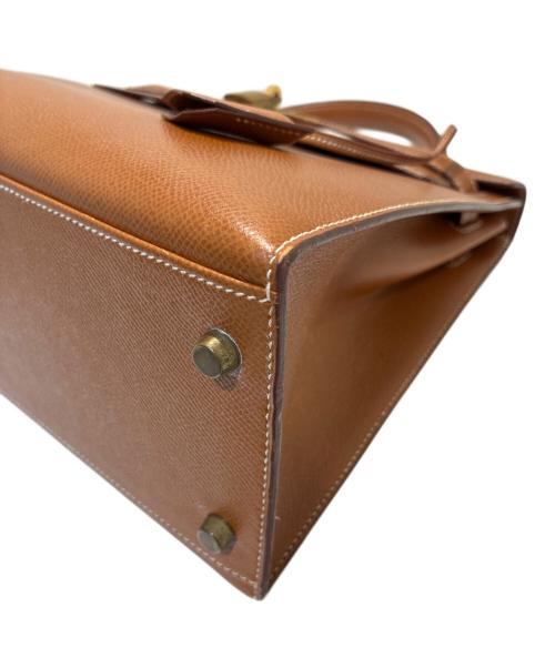 HERMES（エルメス）HERMES (エルメス) ケリー32外縫い/Kelly32Sellier/ゴールド/ゴールド金具/〇U刻印 ゴールド×G金具 サイズ:32の古着・服飾アイテム