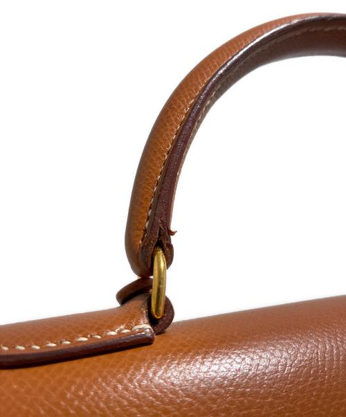 HERMES（エルメス）HERMES (エルメス) ケリー32外縫い/Kelly32Sellier/ゴールド/ゴールド金具/〇U刻印 ゴールド×G金具 サイズ:32の古着・服飾アイテム