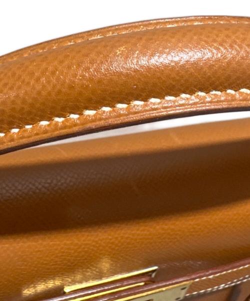 HERMES（エルメス）HERMES (エルメス) ケリー32外縫い/Kelly32Sellier/ゴールド/ゴールド金具/〇U刻印 ゴールド×G金具 サイズ:32の古着・服飾アイテム