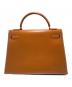 HERMES (エルメス) ケリー32外縫い/Kelly32Sellier/ゴールド/ゴールド金具/〇U刻印 ゴールド×G金具 サイズ:32：1300000円