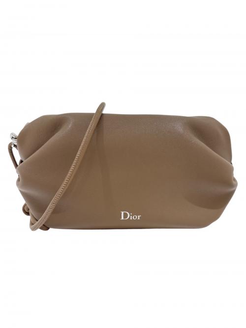 Christian Dior（クリスチャン ディオール）Christian Dior (クリスチャン ディオール) Dior Bowポーチ/ショルダーバッグ ベージュの古着・服飾アイテム