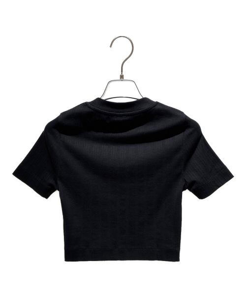 LOEWE（ロエベ）LOEWE (ロエベ) Cropped Anagram T-Shirt/クロップドアナグラムTシャツ/S359Y23X87 ブラック サイズ:Sの古着・服飾アイテム