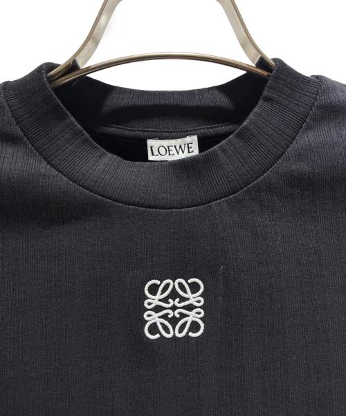 LOEWE（ロエベ）LOEWE (ロエベ) Cropped Anagram T-Shirt/クロップドアナグラムTシャツ/S359Y23X87 ブラック サイズ:Sの古着・服飾アイテム