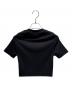 LOEWE (ロエベ) Cropped Anagram T-Shirt/クロップドアナグラムTシャツ/S359Y23X87 ブラック サイズ:S：60000円
