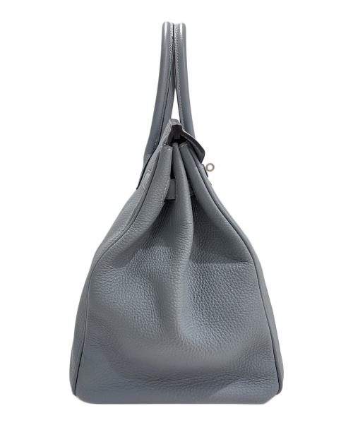 HERMES（エルメス）HERMES (エルメス) バーキン35/Birkin35/トゴ/マットシルバー金具/ブルーグラシエ/X刻印 ブルーグラシエの古着・服飾アイテム