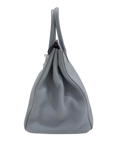 HERMES（エルメス）HERMES (エルメス) バーキン35/Birkin35/トゴ/マットシルバー金具/ブルーグラシエ/X刻印 ブルーグラシエの古着・服飾アイテム