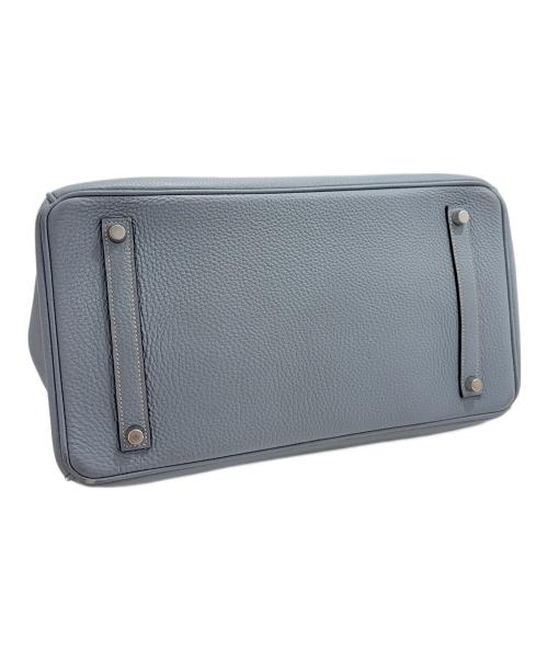 HERMES（エルメス）HERMES (エルメス) バーキン35/Birkin35/トゴ/マットシルバー金具/ブルーグラシエ/X刻印 ブルーグラシエの古着・服飾アイテム