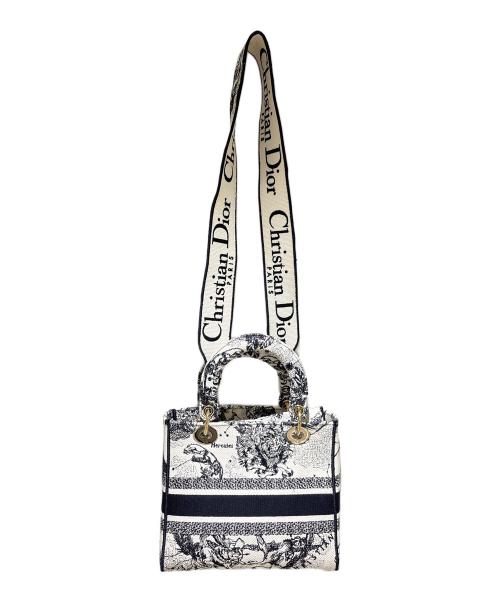 Christian Dior（クリスチャン ディオール）Christian Dior (クリスチャン ディオール) Lady D-Lite バッグ トワル ドゥ ジュイ/Lady D-Lite Bag Toile de Jouy/ミディアムの古着・服飾アイテム