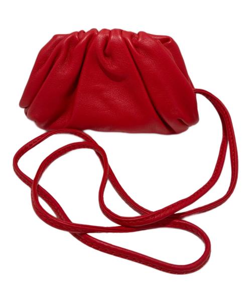 BOTTEGA VENETA（ボッテガベネタ）BOTTEGA VENETA (ボッテガベネタ) ミニザポーチ プラスター/コインケース レッドの古着・服飾アイテム