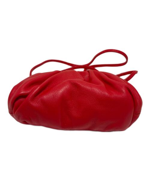 BOTTEGA VENETA（ボッテガベネタ）BOTTEGA VENETA (ボッテガベネタ) ミニザポーチ プラスター/コインケース レッドの古着・服飾アイテム