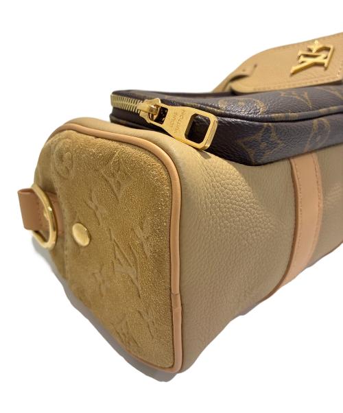 LOUIS VUITTON（ルイ ヴィトン）LOUIS VUITTON (ルイ ヴィトン) キーポル・バンドリエール 25/2wayボストンバッグ/ショルダーバッグ ベージュ サイズ:25の古着・服飾アイテム