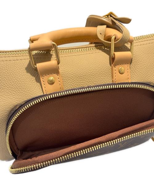 LOUIS VUITTON（ルイ ヴィトン）LOUIS VUITTON (ルイ ヴィトン) キーポル・バンドリエール 25/2wayボストンバッグ/ショルダーバッグ ベージュ サイズ:25の古着・服飾アイテム