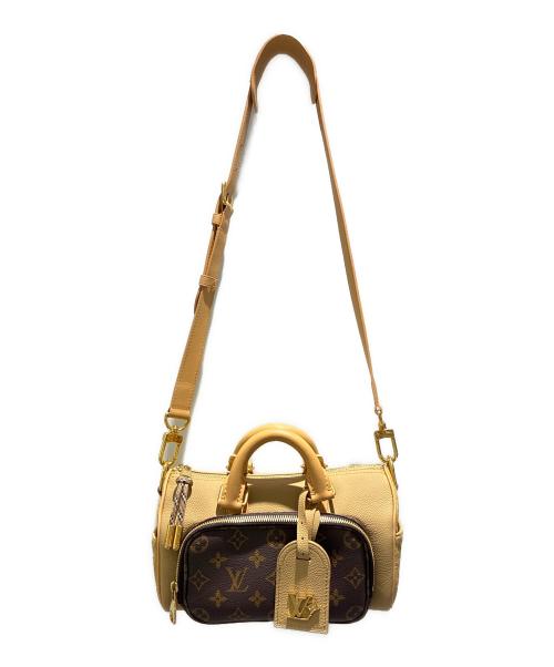 LOUIS VUITTON（ルイ ヴィトン）LOUIS VUITTON (ルイ ヴィトン) キーポル・バンドリエール 25/2wayボストンバッグ/ショルダーバッグ ベージュ サイズ:25の古着・服飾アイテム
