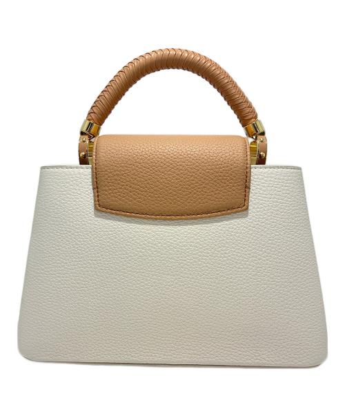 LOUIS VUITTON（ルイ ヴィトン）LOUIS VUITTON (ルイ ヴィトン) カプシーヌBB/Capucines BB  ベージュ×ホワイトの古着・服飾アイテム