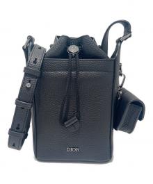 Dior（ディオール）の古着「Mini bucket bag/ミニバケットバッグ/2LECA594ULA H00N」｜ブラック