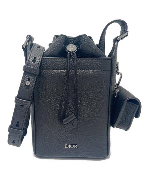 Dior（ディオール）Dior (ディオール) Mini bucket bag/ミニバケットバッグ/2LECA594ULA H00N ブラックの古着・服飾アイテム