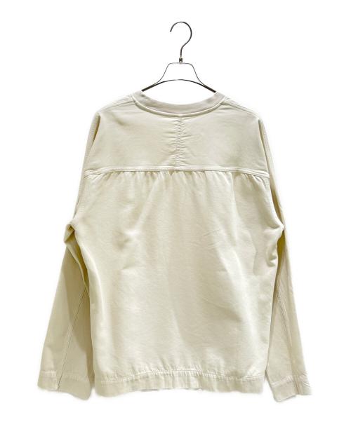 CASEY CASEY（ケーシーケーシー）CASEY CASEY (ケーシーケーシー) WORKWEAR SWEATSHIRT アイボリー サイズ:Lの古着・服飾アイテム