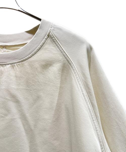 CASEY CASEY（ケーシーケーシー）CASEY CASEY (ケーシーケーシー) WORKWEAR SWEATSHIRT アイボリー サイズ:Lの古着・服飾アイテム