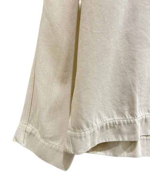 CASEY CASEY（ケーシーケーシー）CASEY CASEY (ケーシーケーシー) WORKWEAR SWEATSHIRT アイボリー サイズ:Lの古着・服飾アイテム