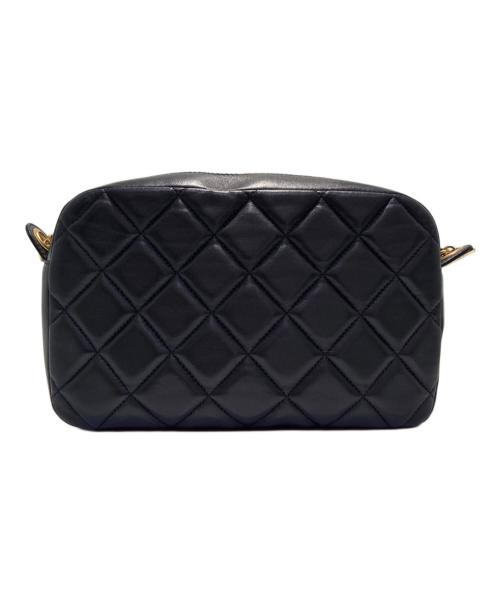 CHANEL（シャネル）CHANEL (シャネル) ココマークマトラッセチェーンショルダーバッグ ブラックの古着・服飾アイテム