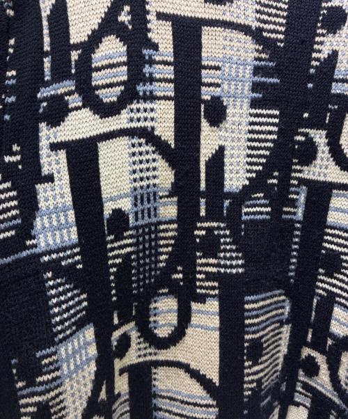 DIOR HOMME（ディオール オム）DIOR HOMME (ディオール オム) オブリーク ハイネックヘビーウェイトニット ネイビー サイズ:XXLの古着・服飾アイテム