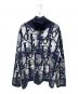 DIOR HOMME（ディオール オム）の古着「オブリーク ハイネックヘビーウェイトニット」｜ネイビー