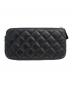 CHANEL (シャネル) マトラッセ キャビアスキンチェーンウォレット ブラック：380000円
