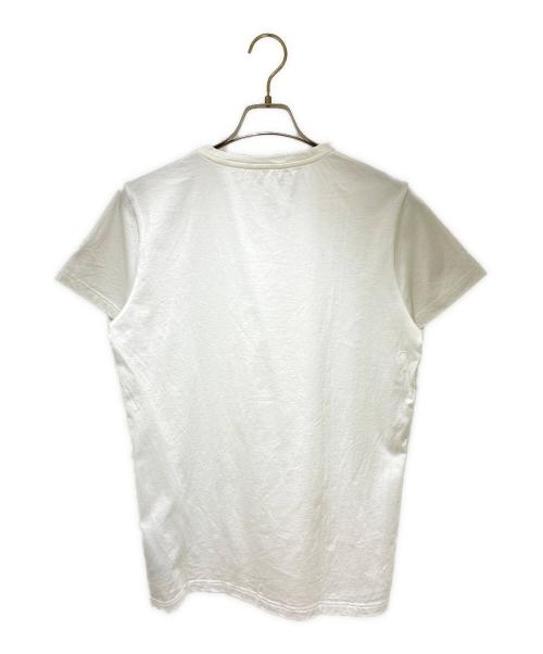 MONCLER（モンクレール）MONCLER (モンクレール) 半袖ロゴカットソー/クルーネックカットソー ホワイト サイズ:XLの古着・服飾アイテム