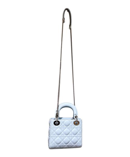 Christian Dior（クリスチャン ディオール）Christian Dior (クリスチャン ディオール) レディディオール ミニ スカイブルー サイズ:ミニの古着・服飾アイテム