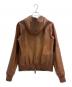 Berluti (ベルルッティ) Patina Calfskin Zip-Up Hoodie/パティーヌ/カーフレザージップパーカー/R17LBL66KAHX ブラウン サイズ:46：250000円