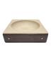 Berluti（ベルルッティ）の古着「パティーヌレザーウッドトレー/Patina Leather Wooden Tray」｜ベージュ