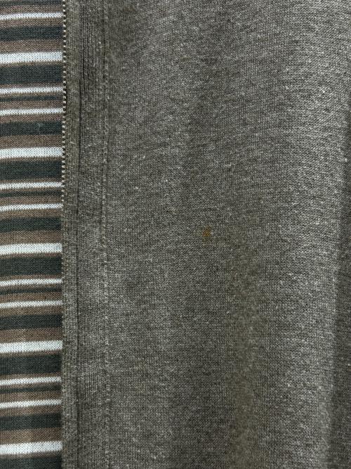 HERMES（エルメス）HERMES (エルメス) Driver's knit/ドライバーズニット ブラウン サイズ:Lの古着・服飾アイテム