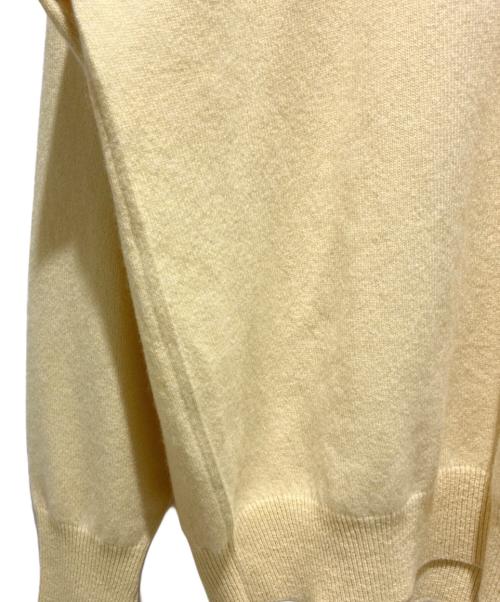 dunhill（ダンヒル）dunhill (ダンヒル) Long-sleeve cashmere knit top/カシミヤ長袖ニット イエロー サイズ:Lの古着・服飾アイテム