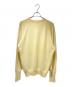dunhill (ダンヒル) Long-sleeve cashmere knit top/カシミヤ長袖ニット イエロー サイズ:L：30000円