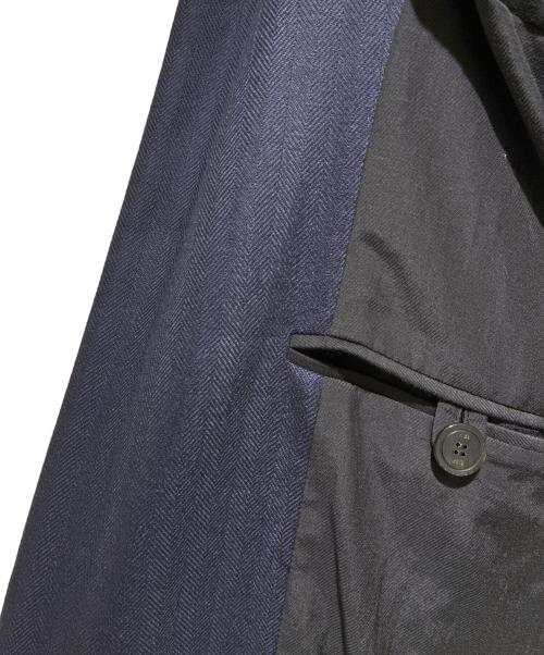 Dior（ディオール）Dior (ディオール) レザーカラーブルゾンジャケット/Colored leather blouson jacket/693C215A0133 C450 ネイビー サイズ:52の古着・服飾アイテム